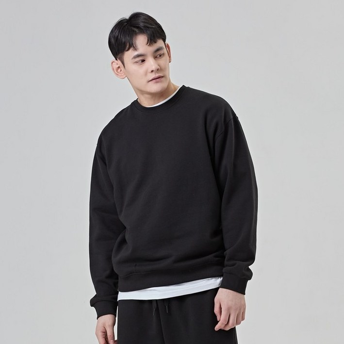 기모 오버핏 맨투맨 무지 기본 남녀공용 커플맨투맨