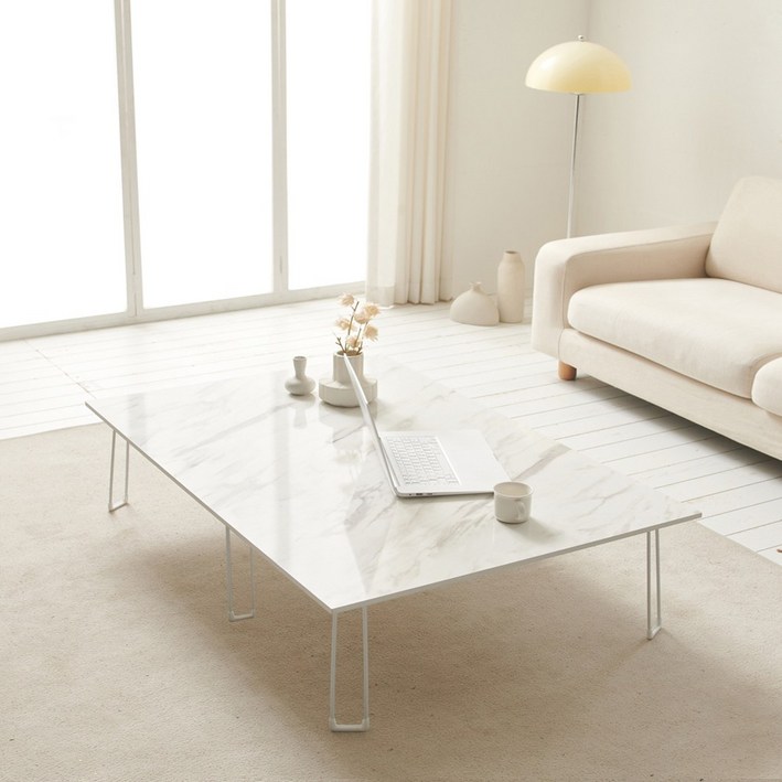 블루밍 LPM 410인용 밥상 큰상 집들이상 손님상 테이블, 화이트