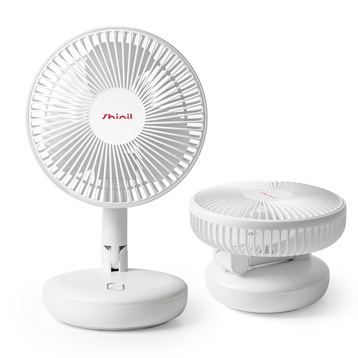 [신상품] 신일 접이식 탁상용 선풍기 무선 자동회전