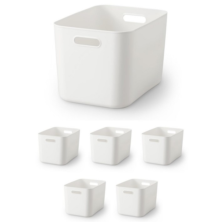 무인양품 MUJI 부드러운 폴리에틸렌 케이스 L 6개 4547315197859