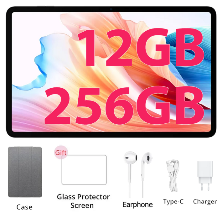 【신제품】Blackview Tab 18 12인치 2.4K 디스플레이 MediaTek Helio G99 8/12GB+256GB 8800mAh Netflix HD