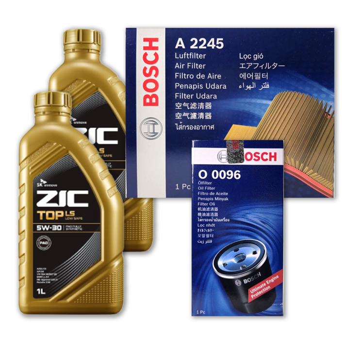 쏘렌토 R (XM) 2.0 디젤 엔진오일세트 SK 지크 탑 LS 5W30 (ZIC TOP LS)