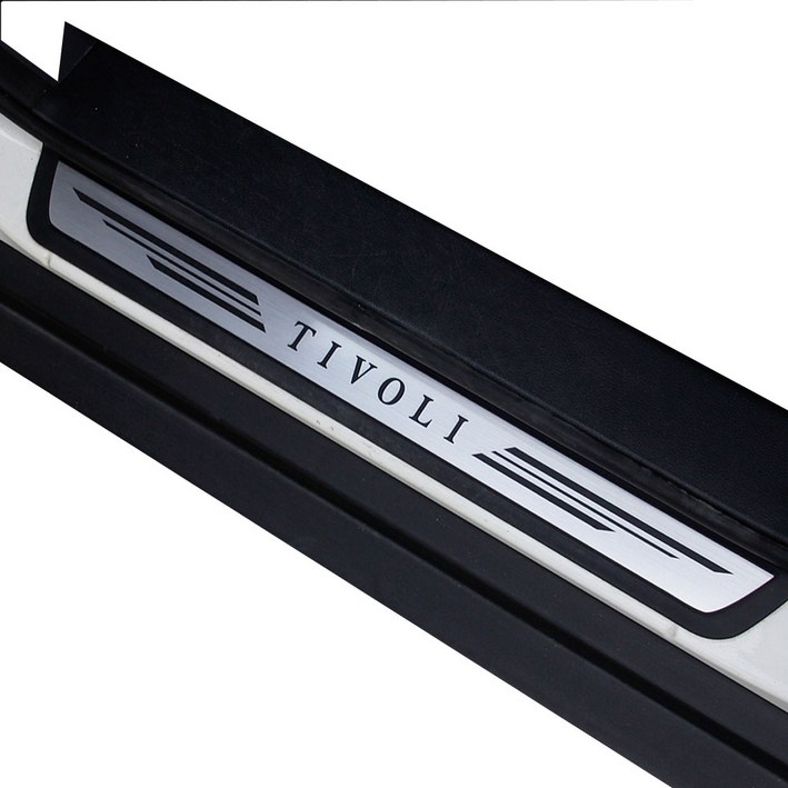 CS 쌍용 티볼리 호환 도어스텝 스크래치 방지 몰딩 용품