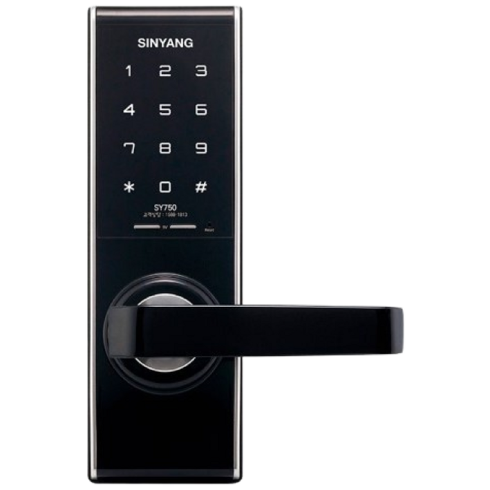 에버넷 목문용 디지털 도어락 번호전용 SY750 나무문 설치