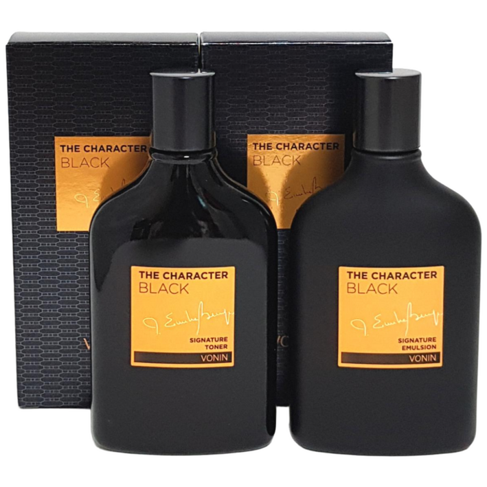 보닌 더 캐릭터 블랙 시그니처 토너 + 에멀전, 3세트