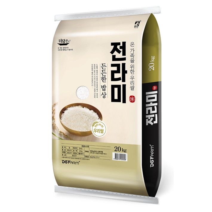 더담은 든든한 밥상 전라미, 20kg, 1개 더담은 든든한 밥상 전라미, 20kg, 1개