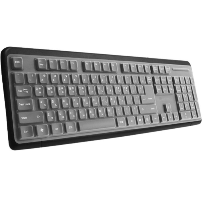 맥스틸 USB 키보드 키스킨 세트, 일반형, 블랙키보드, MOK100US