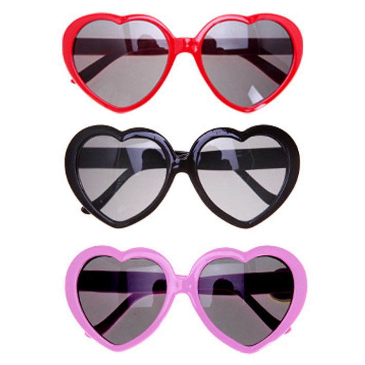 파티공구 하트모양안경 3종 세트