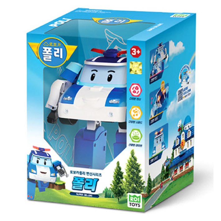 로보카폴리 7인치 슈퍼디럭스 변신 로봇 폴리