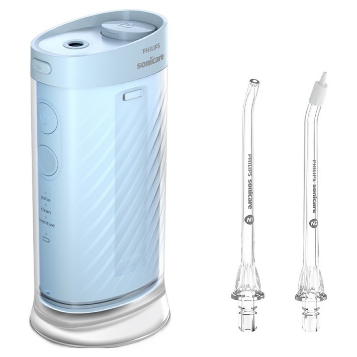 필립스 코리아 소닉케어 콤팩트 플로서 1000 구강세정기, HX333324, 블루