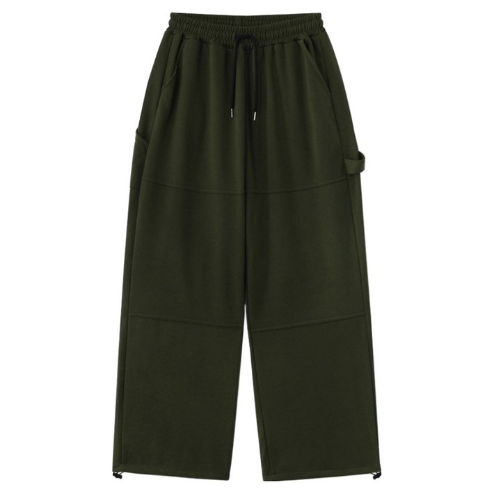 엠엔씨 남녀공용 절개라인 와이드핏 밴딩팬츠 MDIP762JO