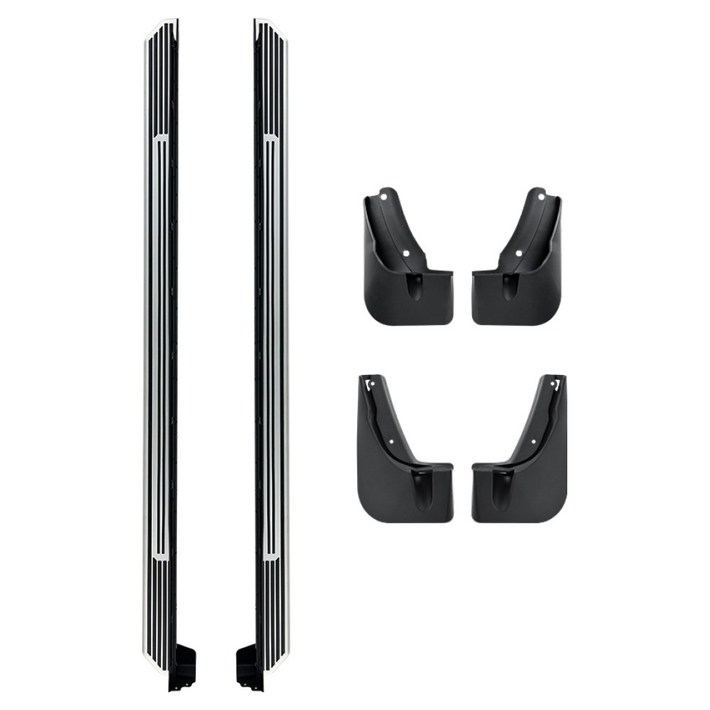 메이튼 사이드 스텝  머드가드 세트 캘리그라피 트림 전용 가솔린  하이브리드 고객직접설치, 디 올 뉴 팰리세이드 LX3, 현대