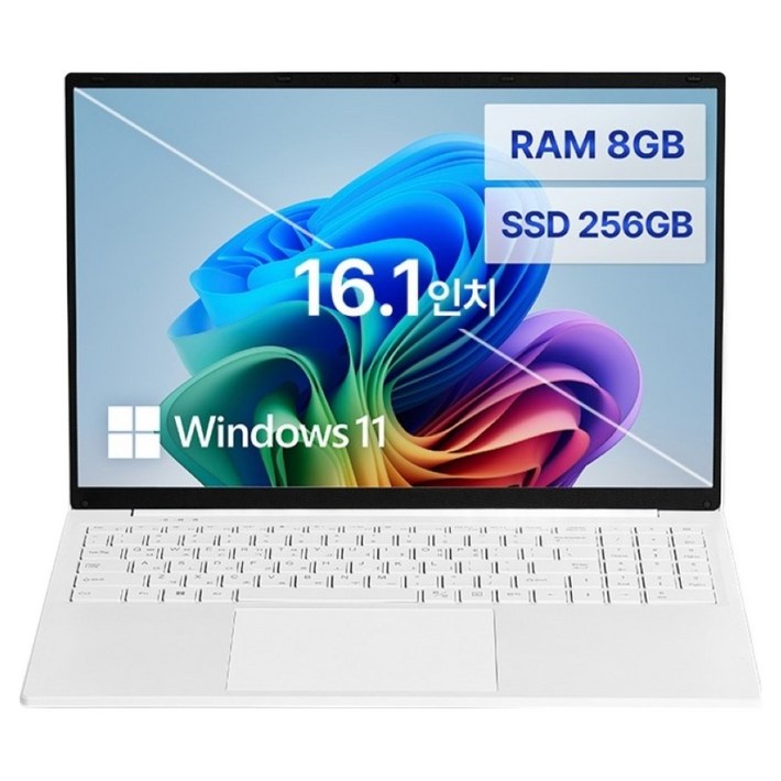 베이직스 2024 베이직북 16 N시리즈, White, 256GB, 8GB, WIN11 Home, BB1624FW