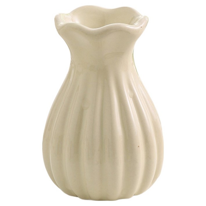 델리리움 미니 오브제 인테리어 크리미한 컬러 화병