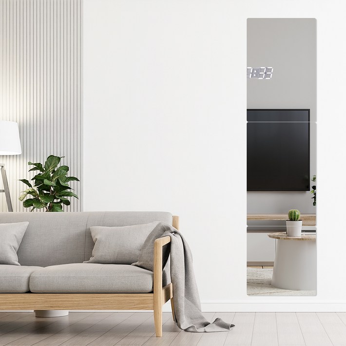 온비앙 셀프인테리어부착식 거울 40 x 60 cm, 단일색상