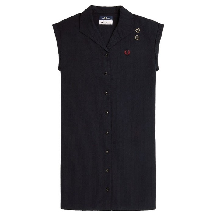 프레드페리 Open Collar Shirt Dress SD9100