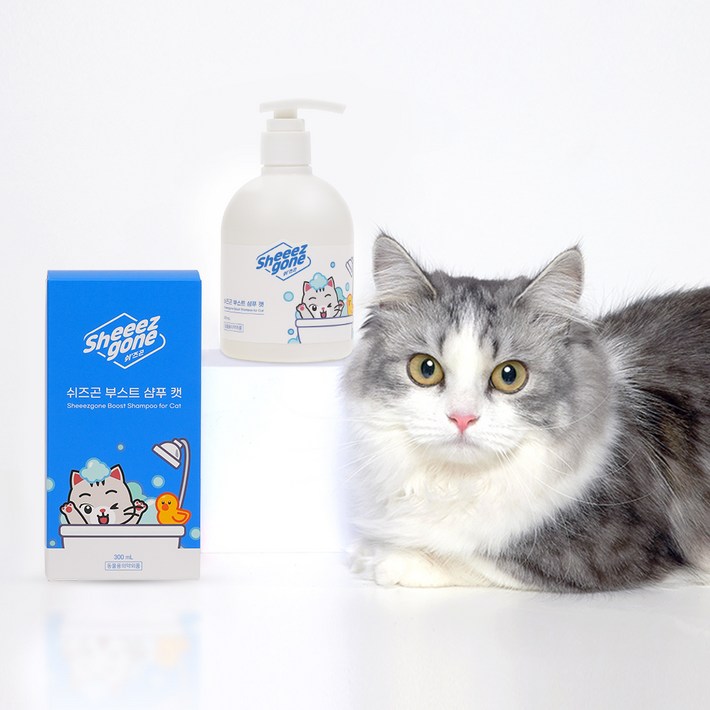 쉬즈곤 부스트 캣 애플블라썸 향 샴푸, 300ml, 1개