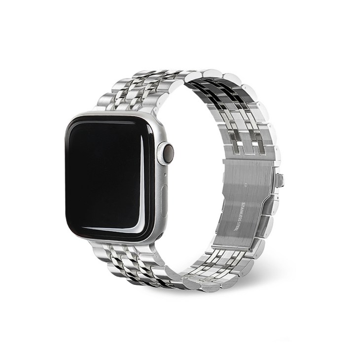 에가든 솔리드 메탈스트랩 42444549mm, Sliver