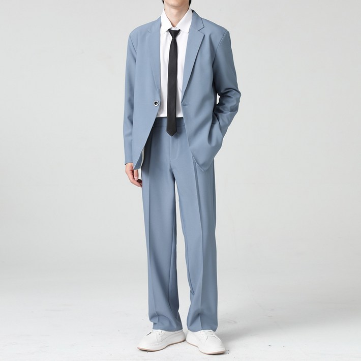 인피어스 남성용 액손 비즈니스 자켓  바지 셋업