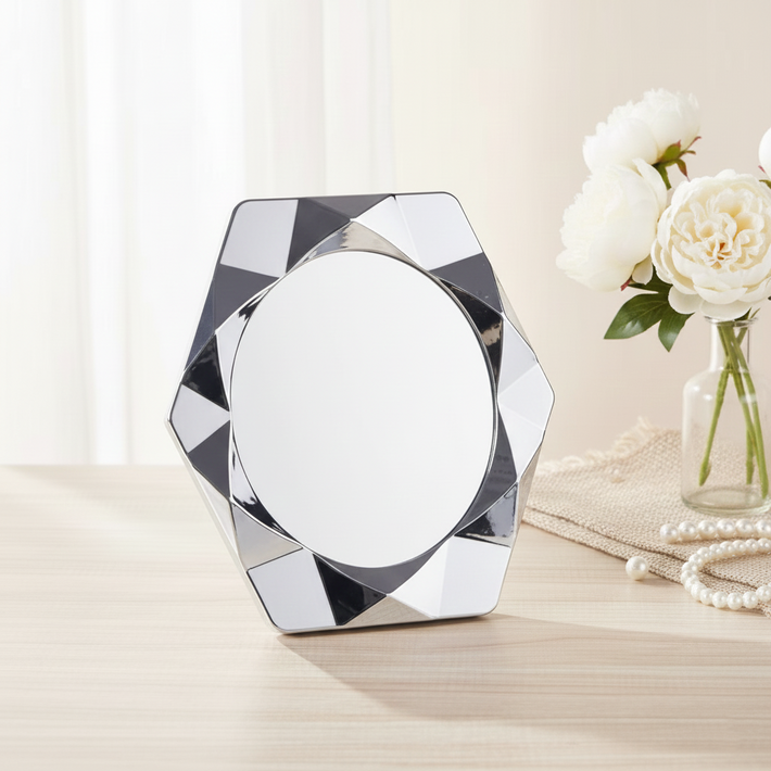 와이홉 다이아 패턴 탁상거울