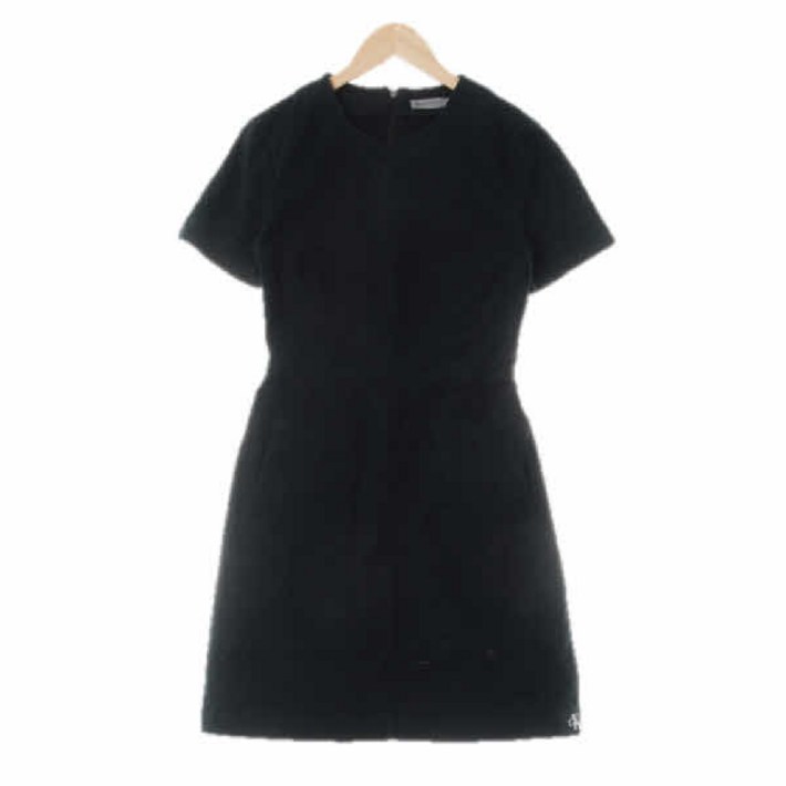캘빈클라인진 4449 블랙 면 하단로고빅포켓반팔원피스 XS