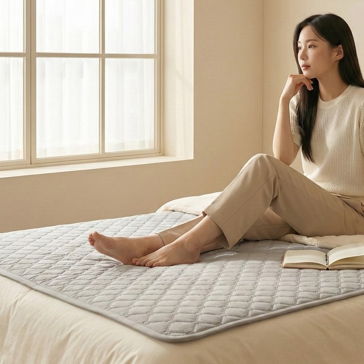 켄지 한일의료기 전자파없는 카본탄소열선 두툼한전기매트 프리미엄 온열매트