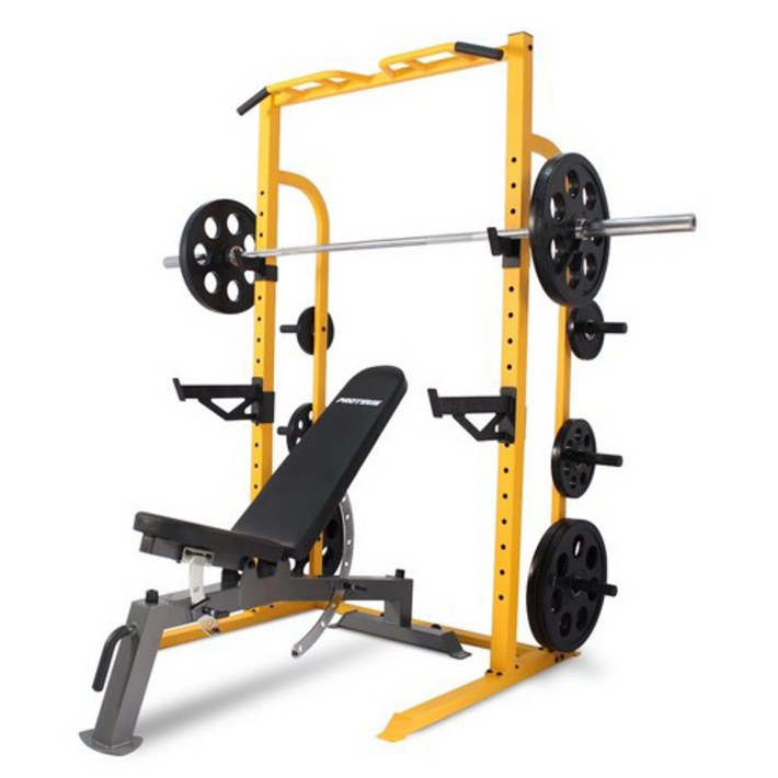 특가이벤트 프로테우스 하프랙 가정용 홈트 홈짐 파워랙 스쿼트렉 본체만, 블랙, 1개