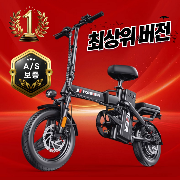볼쳐 전기자전거 접이식 전동 배달 출퇴근 pas 미니 mtb 2인용 48V