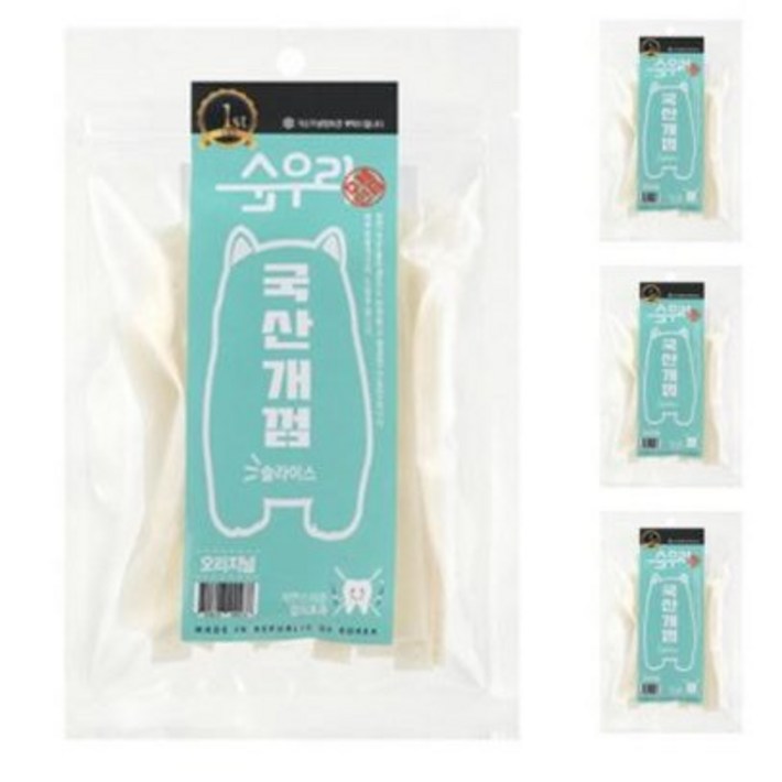 순우리 국산 수제개껌 슬라이스 60g
