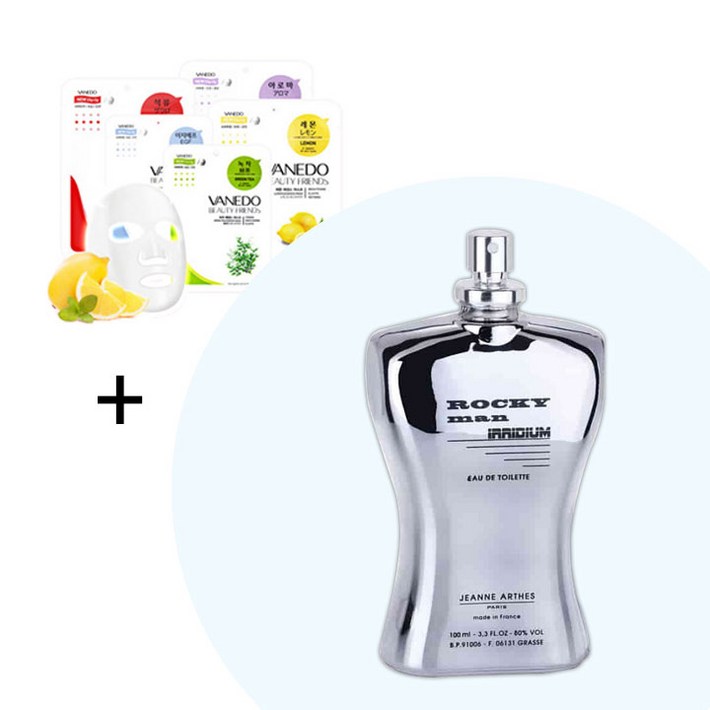 마스크팩장아떼 록키맨 이리듐 EDT 100ml 테스터증정뚜껑없음,케이스없음