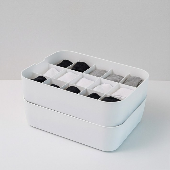11 백화상점 양말 속옷 수납 정리함 서랍장 칸막이 칸칸이 정리 보관함