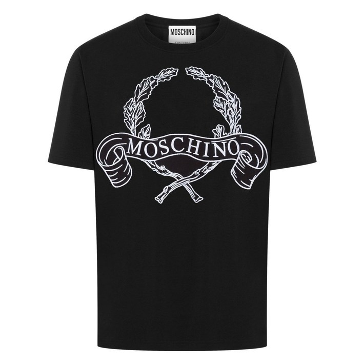 모스키노 로렐 프린트 저지 티셔츠