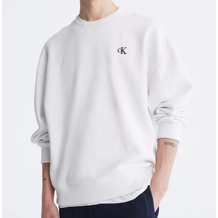 캘빈클라인 아카이브 CK 스몰 로고 기모 스웨트셔츠 맨투맨