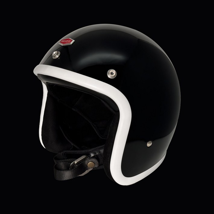기어러스 머찌 클래식헬멧  글로스블랙 MUZZI CLASSIC HELMET