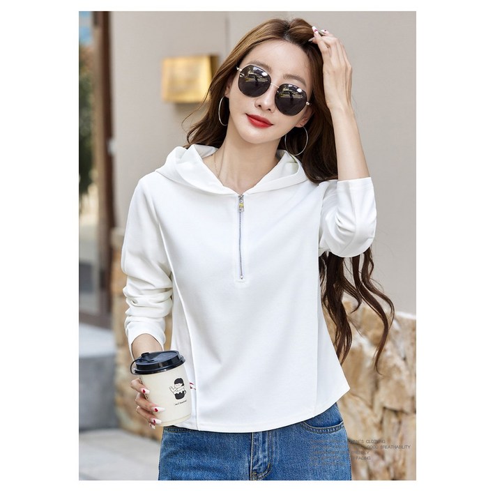 써니핏 여성 데일리 후드티  간절기 중년여성 빅사이즈  M3XL  S1031