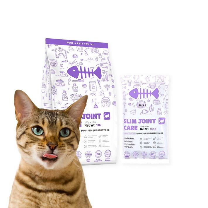 본아페티 고양이 건식 사료 반려묘 참치 오리고기 1KG, 다이어트체중감소, 1kg, 6개