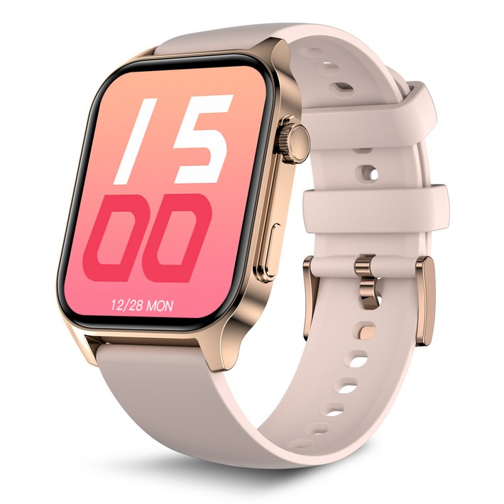 WAPIK 웨어러블 블루투스 통화 스마트워치 X5S 초등학생 어린이 키즈워치 1.91인치, 골드, 4.8cm, GPS  블루투스