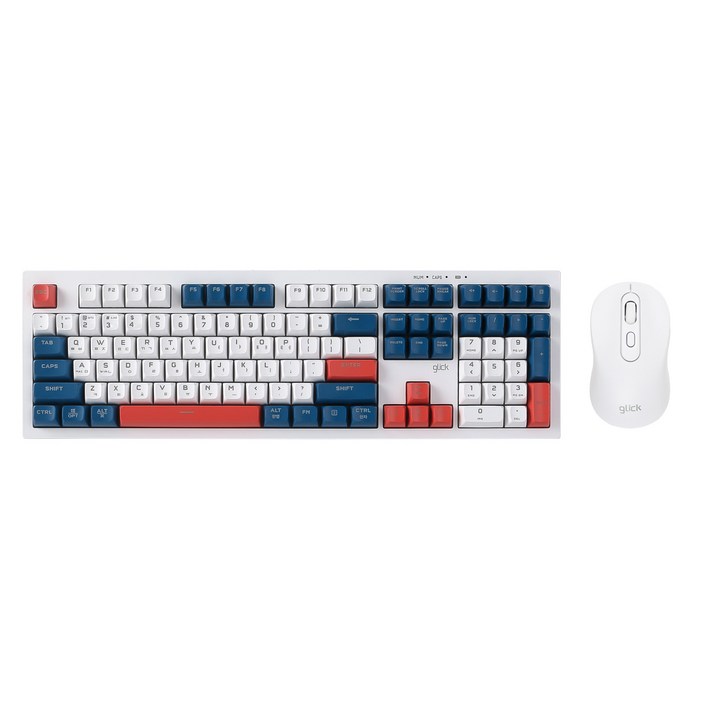 지클릭커 오피스프로 사일런스 M 무소음 무선 블루투스 108 키보드 마우스 세트