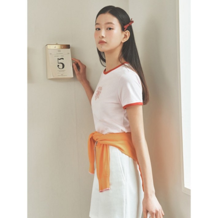 빈폴 레이디스 BEANPOLE LADIES B. my 하트 프린트 반소매 티셔츠 핑크 BF5442N02X 452380 빈폴 레이디스 BEANPOLE LADIES B. my 하트 프린트 반소매 티셔츠 핑크 BF5442N02X 452380