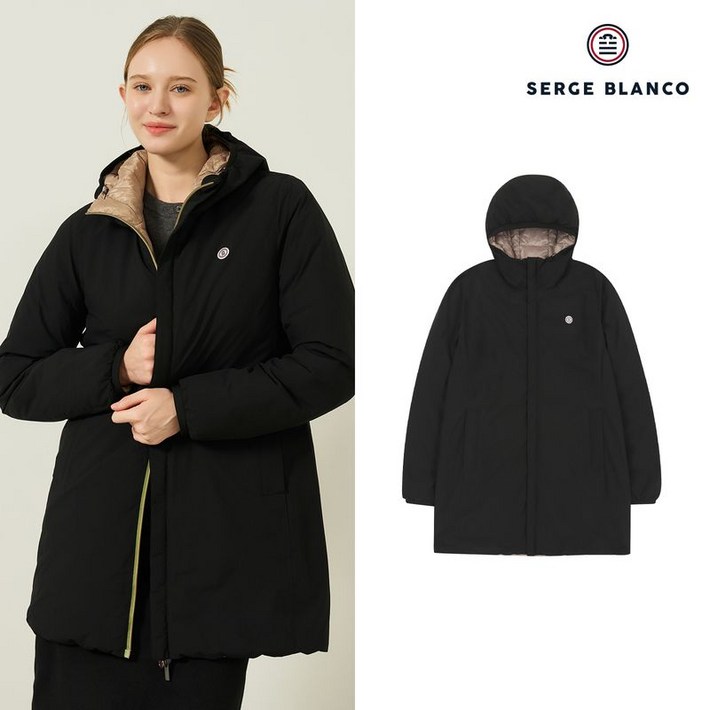 세르즈블랑코 25FW 여성 리버시블 패딩점퍼