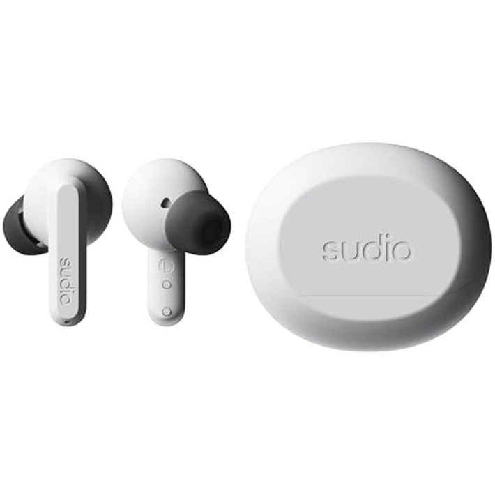 SUDIO A3 Pro Bluetooth5.4  Android ANC 포그 화이트 무선 이어폰 캐널형 마이크