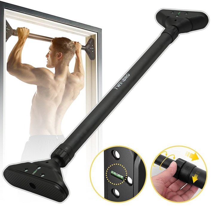 극강 고정 프리미엄 3중 안전 문틀 철봉 가정용 턱걸이 운동기구