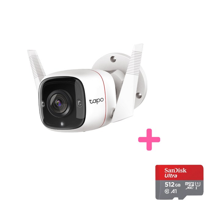 티피링크 Tapo C320WS 홈CCTV Micro SD 카드 512GB 실외,가게,공장 티피링크 Tapo C320WS 홈CCTV Micro SD 카드 512GB 실외,가게,공장