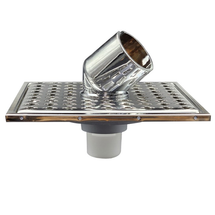 세탁형 파이프유가 200mm  배란다 바닥  304SUS 스텐유가