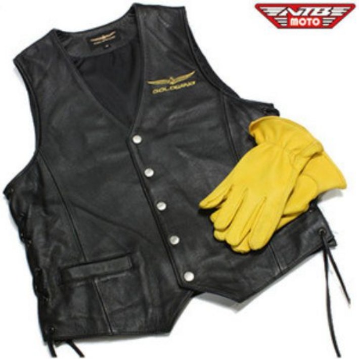 NTB Goldwing 골드윙 가죽 조끼