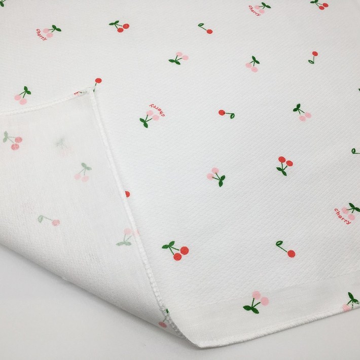 국산 순면 무형광 가제 엠보면 나염 손수건 총20장