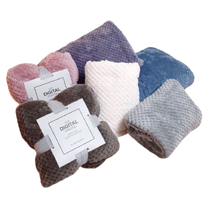 11 따뜻한 극세사 무릎 담요 사계절 미니 학생 차량용 휴대용 고밀도 덮개 답례품