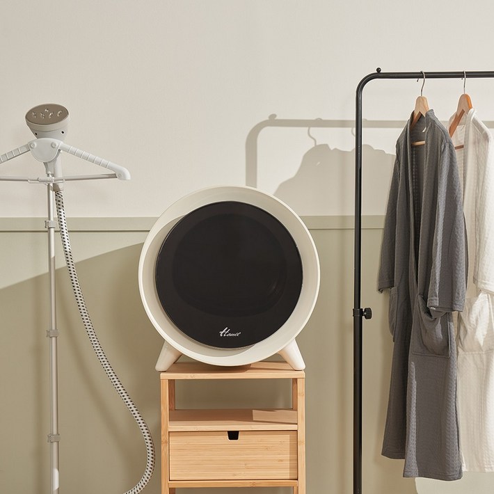 한일 미니건조기 AI 의류건조기 3kg 소형 원룸 아기옷 수건 UV살균 HLDG2000