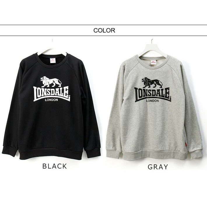 LONSDALE 로고 LD 크루넥 맨투맨티