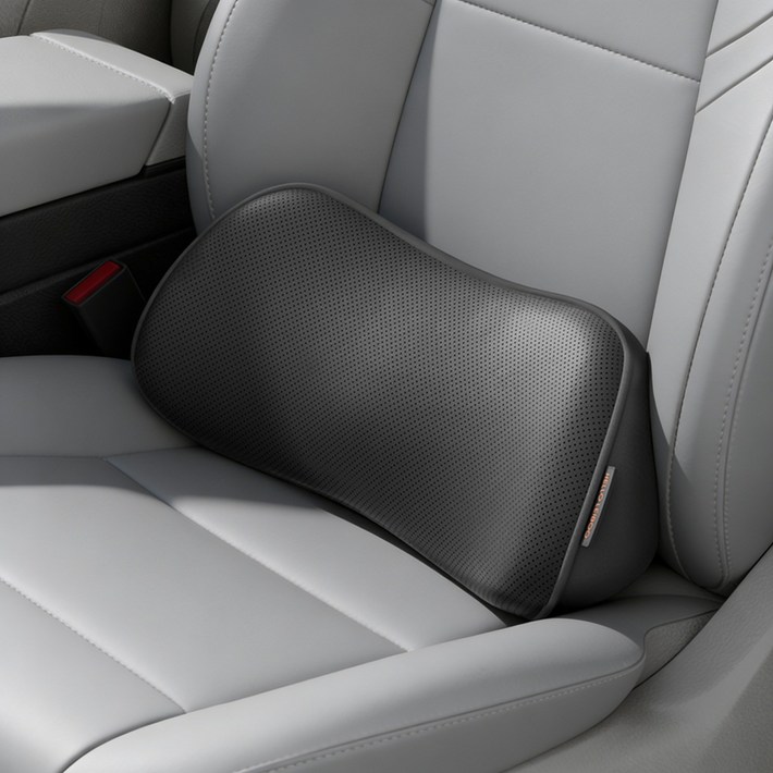 KEMEI 메모리폼 자동차 허리쿠션 및 사무실 요추 등받이 차량용 허리쿠션